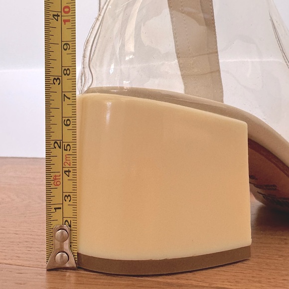 MM6 Maison Margiela SSENSE Exclusive Transparent PVC Flare Heel Boots, IT39 - Picture 5 of 13